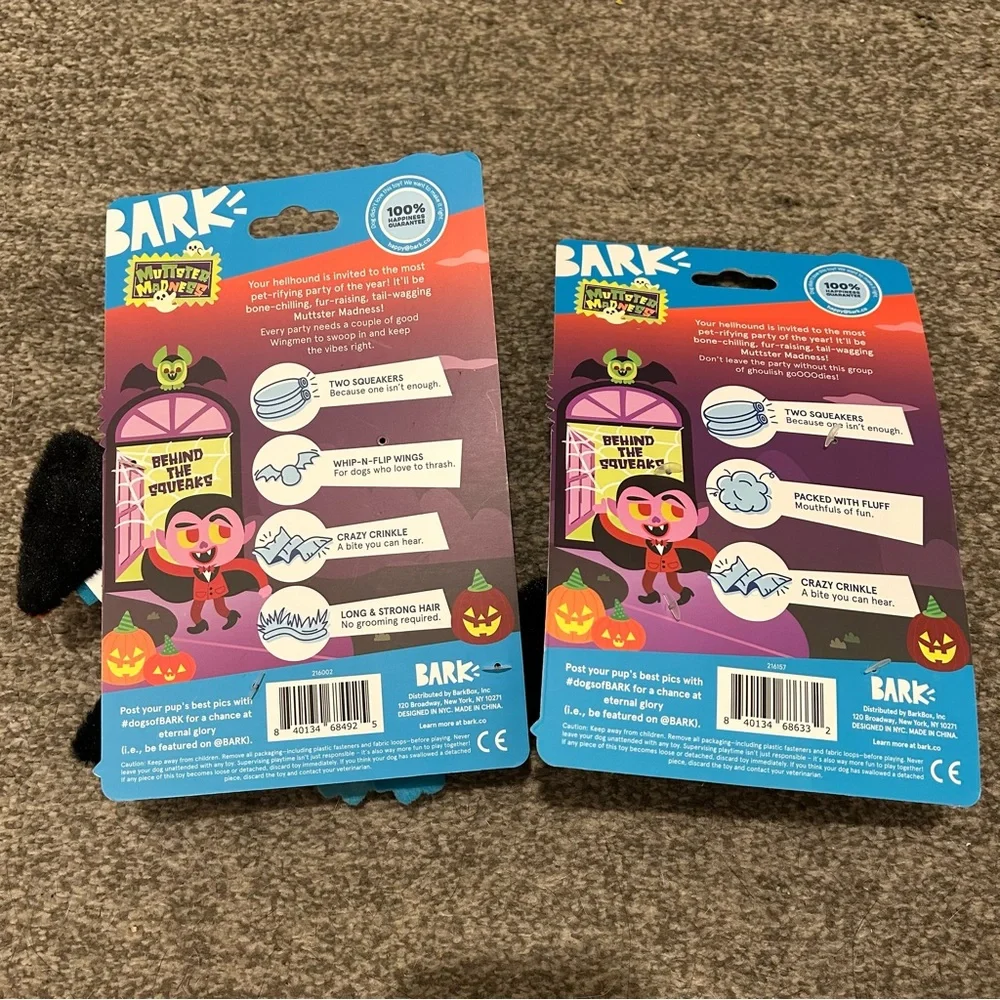 Bark Halloween Dog Toys Bundle